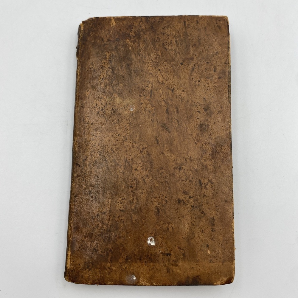 Antique 1822 The Scholar's Arithmetic Jacob Willetts Math School Book Leather - Picture 2 of 7